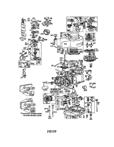 Part Location Diagram of 390203 Briggs and Stratton Cap Assembly-End
